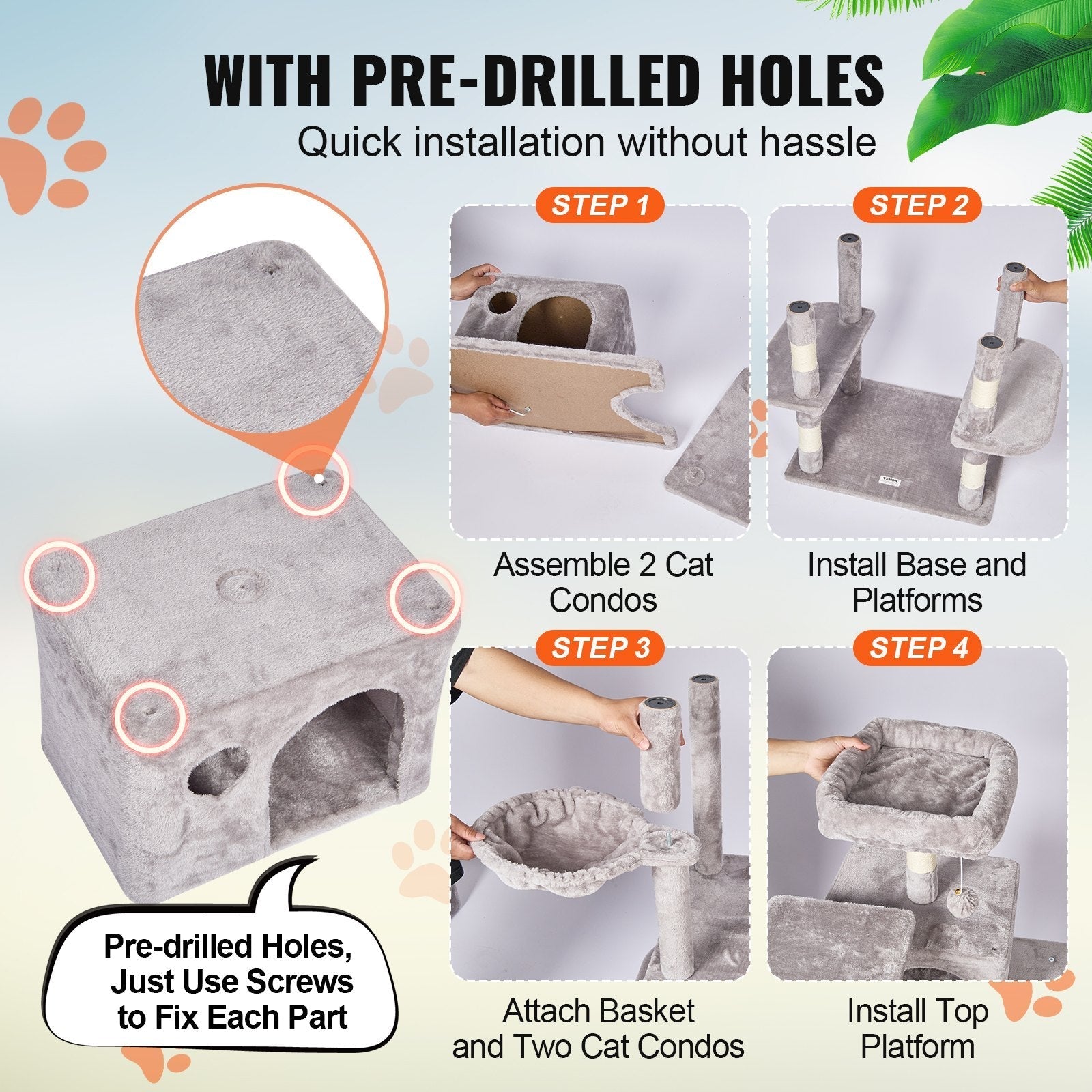 VEVOR Cat Tree 68.5