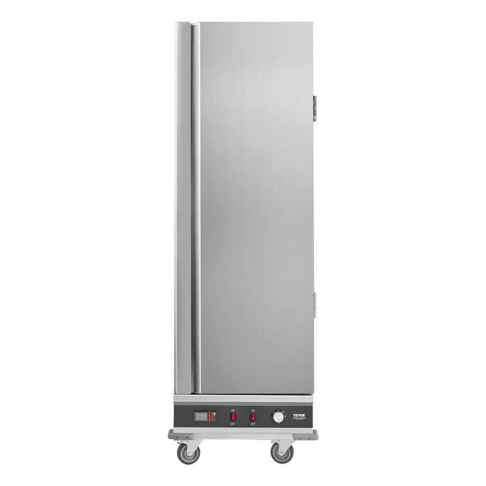 VEVOR Hot Box Food Warmer 16-Tier Concession Warming Cabinet with Water Tray