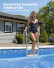 VEVOR 4-Step Stainless Steel Pool Ladder of 2 Handrails for 54 In Decked Pools