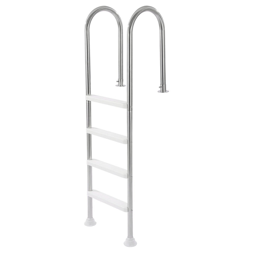 VEVOR 4-Step Stainless Steel Pool Ladder of 2 Handrails for 54 In Decked Pools