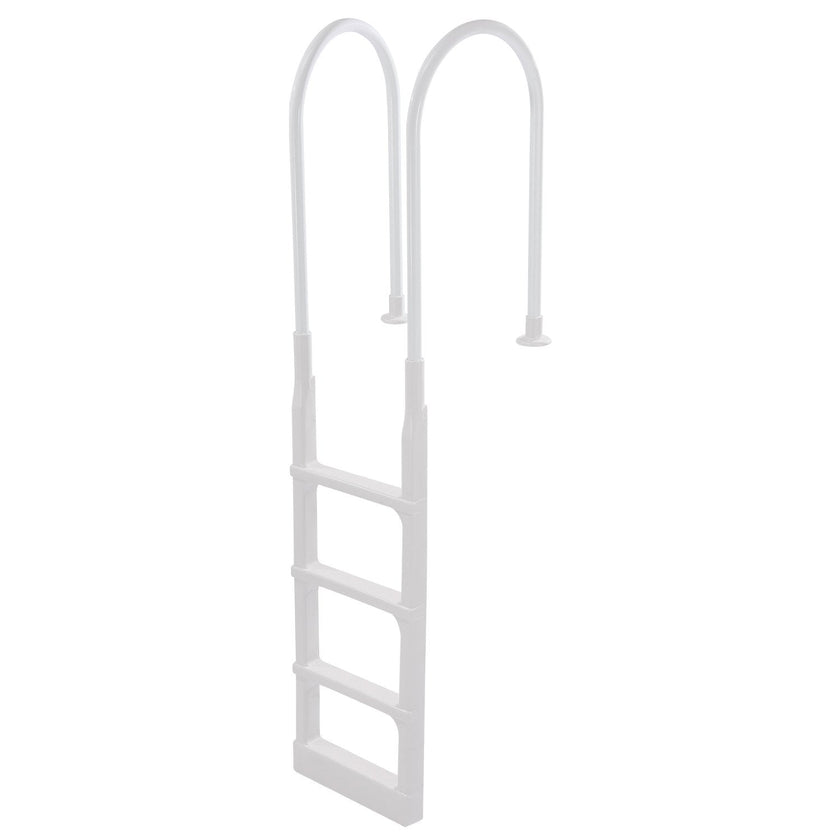 VEVOR Thickened 4-Step Pool Ladder 2 Handrails Loads 300 lb for 48-54 In Pool