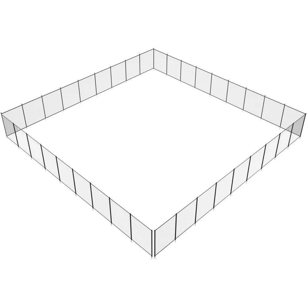 VEVOR Pool Fence 4 x 108 FT Removable Pool Fences for Inground Pools Outdoor