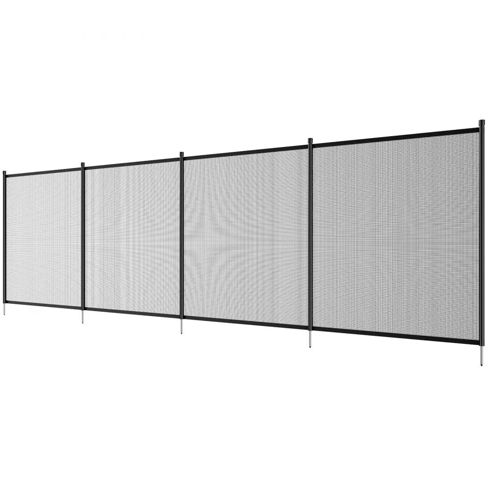 VEVOR Pool Fence 4 x 48 FT Removable Pool Fences for Inground Pools Outdoor