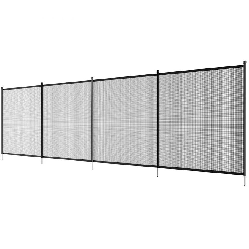 VEVOR Pool Fence 4 x 48 FT Removable Pool Fences for Inground Pools Outdoor