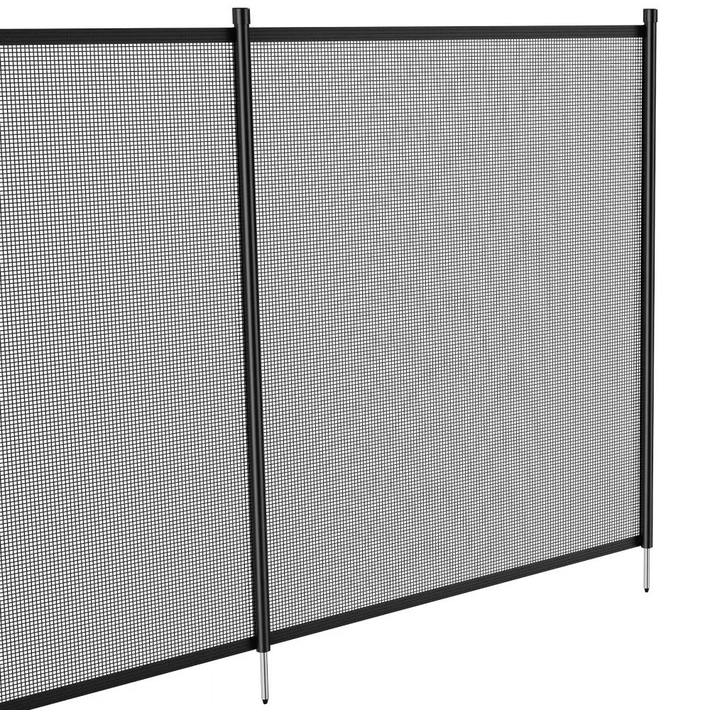 VEVOR Pool Fence 4 x 48 FT Removable Pool Fences for Inground Pools Outdoor