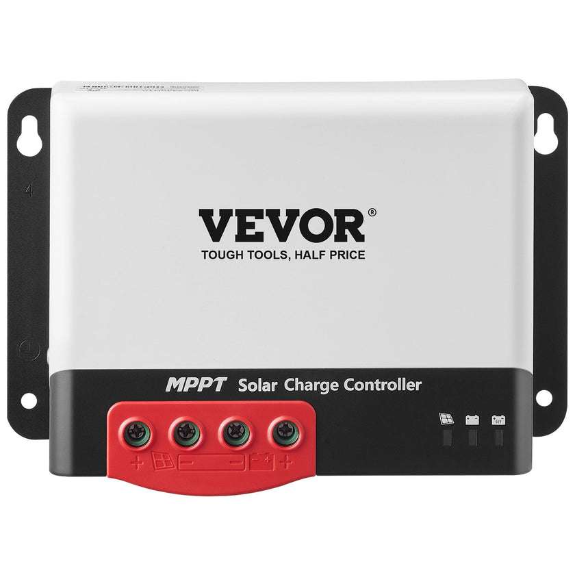 VEVOR 30A MPPT Solar Charge Controller, 12V / 24V Auto DC Input, Solar Panel Regulator Charger with Bluetooth Module, 98% Charging Efficiency for Sealed(AGM), Gel, Flooded and Lithium Battery Charging