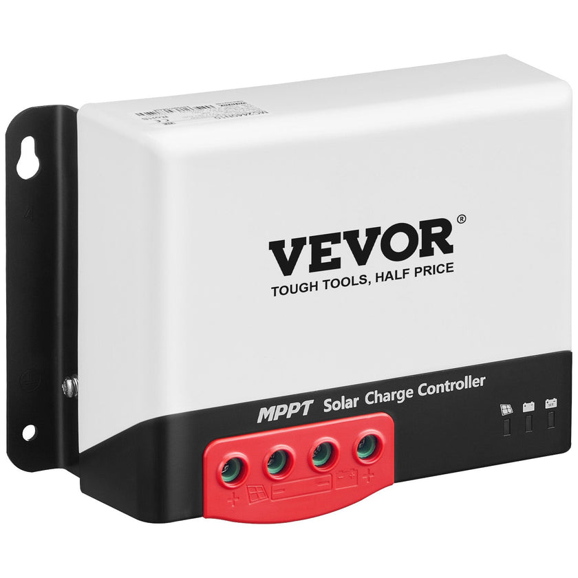 VEVOR 40A MPPT Solar Charge Controller, 12V / 24V Auto DC Input, Solar Panel Regulator Charger with Bluetooth Module, 98% Charging Efficiency for Sealed(AGM), Gel, Flooded and Lithium Battery Charging
