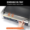 VEVOR Commercial Panini Press Grill Electric Sandwich Maker Griddle Plate 14