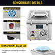 VEVOR Chamber Vacuum Sealer Machine DZ 260S Commercial Kitchen Food Chamber Vacuum Sealer, 110V Packaging Machine Sealer for Food Saver, Home, Commercial Using
