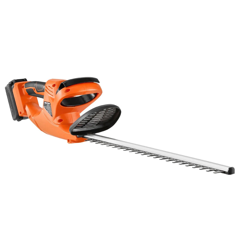 VEVOR Cordless Electric Hedge Trimmer 20V 2A Battery 20in Dual-Action Blade