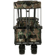 VEVOR Collapsible Wagon Cart Camouflage, Foldable Wagon Cart Removable Canopy 600D Oxford Cloth, Collapsible Wagon Oversized Wheels, Portable Folding Wagon Adjustable Handles, Beach, Garden, Sports