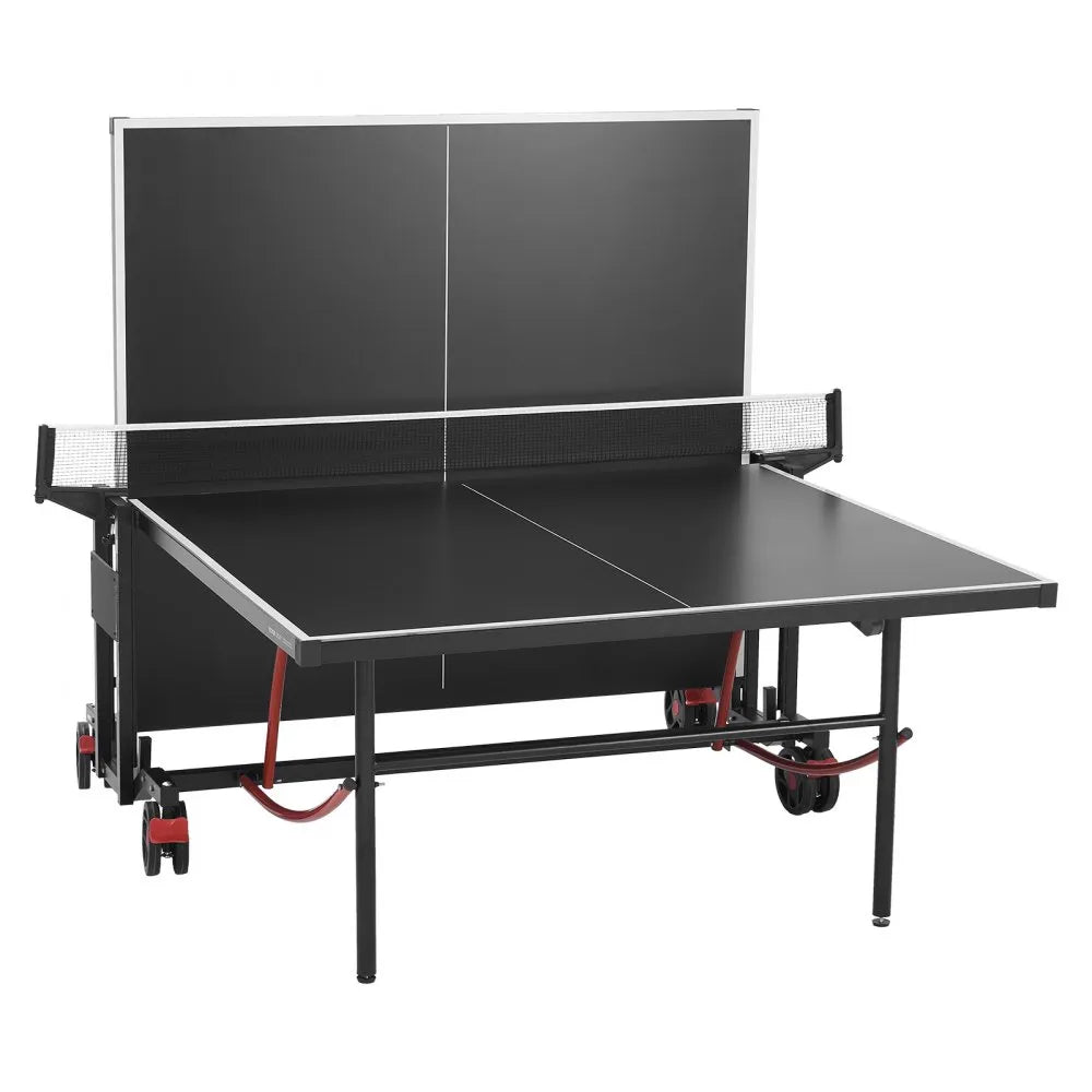 VEVOR Ping Pong Table Foldable Table Tennis Game Table Indoor Outdoor with Net