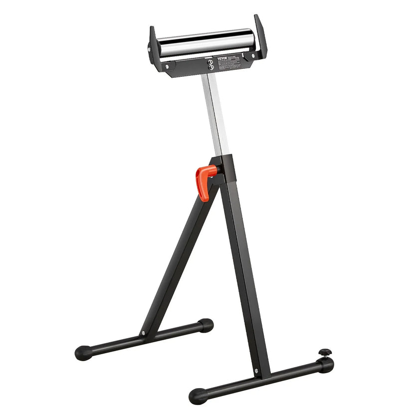VEVOR Roller Stand Max Load 250 lb Adjustable Height 27-43 in for Woodworking