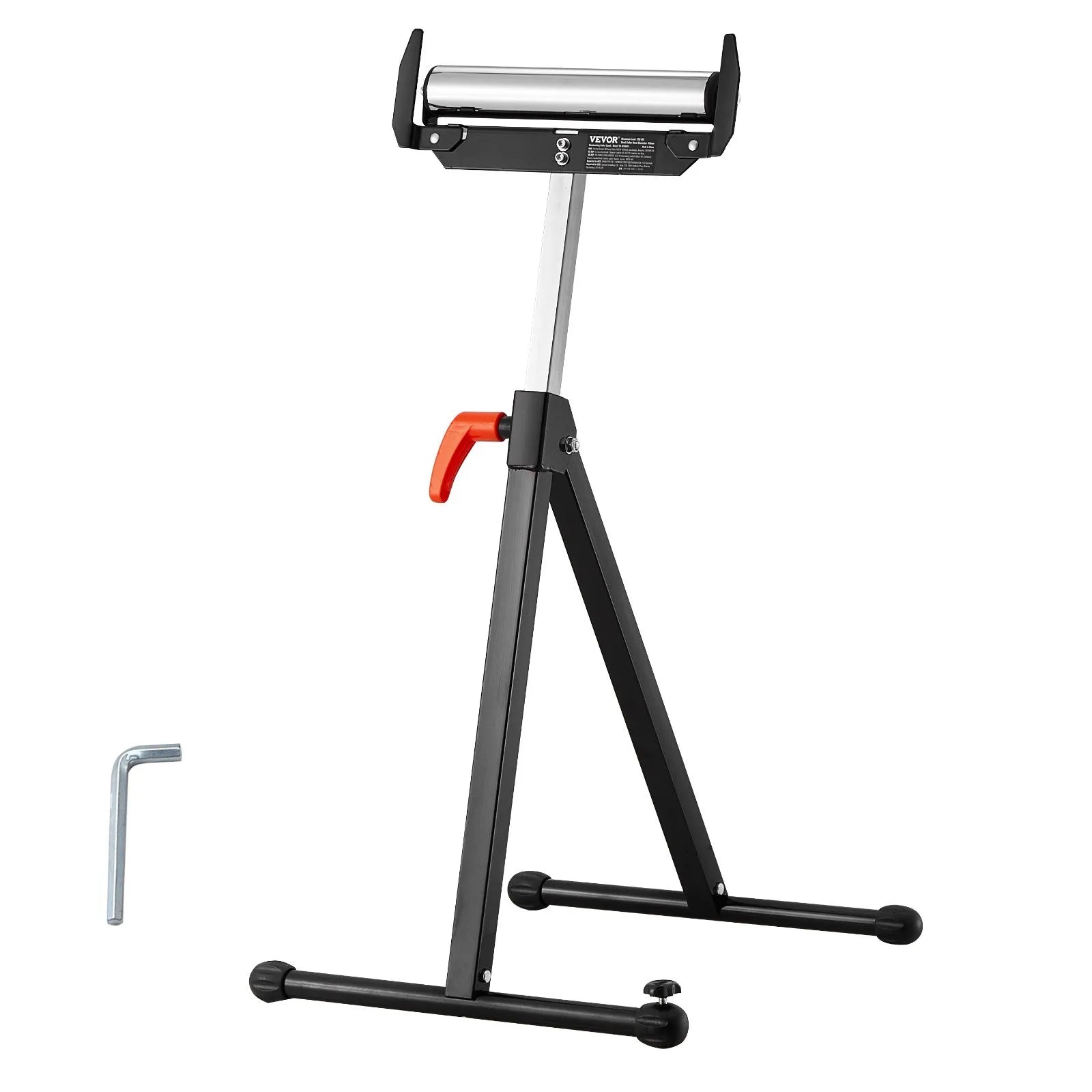 VEVOR Roller Stand Max Load 250 lb Adjustable Height 27-43 in for Woodworking