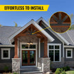 Vevor Gable Plate Truss Connector Plates 12:12 Gable Bracket Black Powder-coated