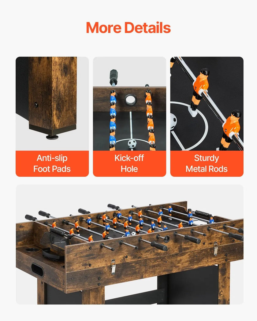 VEVOR 3-in-1 Combo Game Table Set, 54