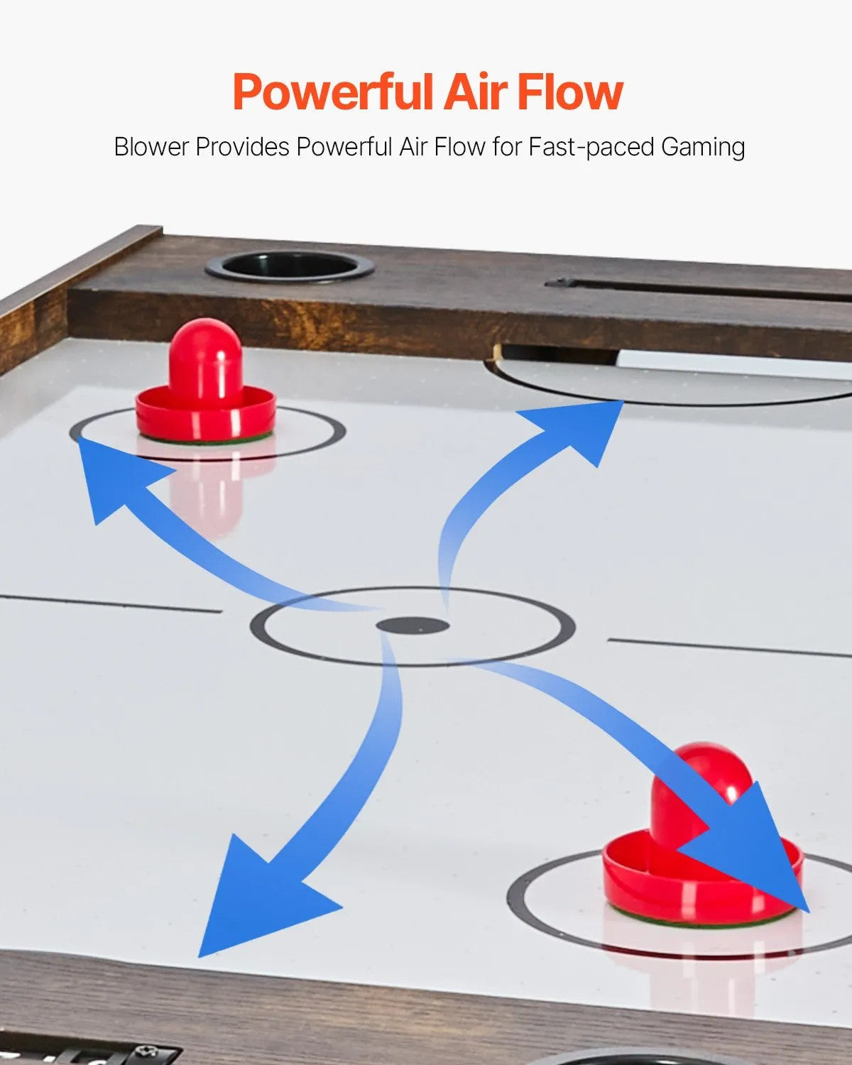 VEVOR 3-in-1 Combo Game Table Set, 54