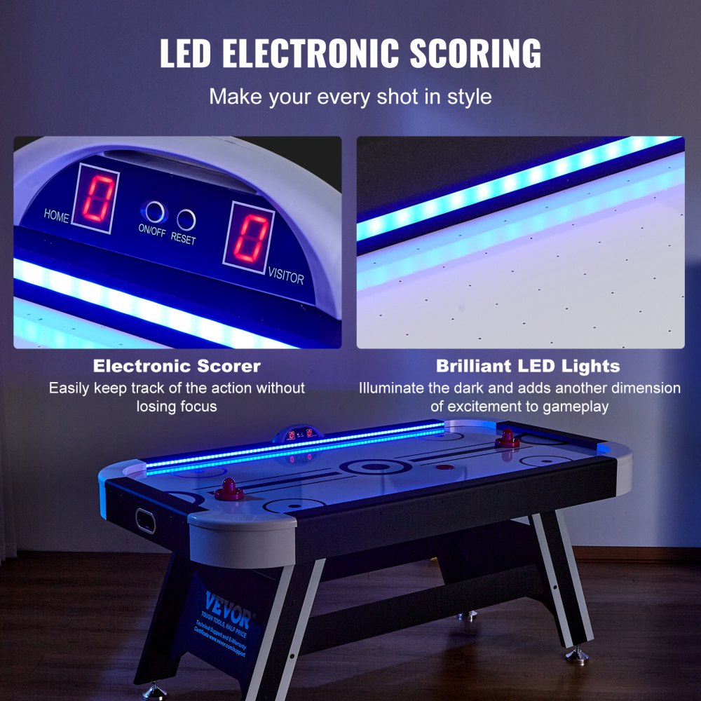 VEVOR Air-Powered Hockey Table, 72