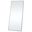 VEVOR Full Length Mirror, 71'' x 31'', Extra Large Standing Hanging or Leaning Rectangle Floor Tempered Mirror with Stand Aluminum Alloy Frame, Full Body Dressing Mirror for Living Room Bedroom, Black