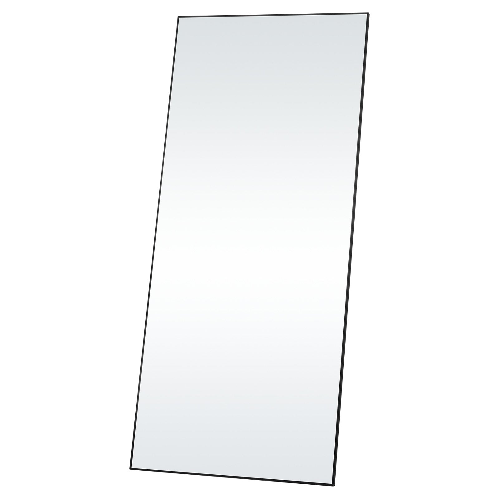 VEVOR Full Length Mirror, 71'' x 31'', Extra Large Standing Hanging or Leaning Rectangle Floor Tempered Mirror with Stand Aluminum Alloy Frame, Full Body Dressing Mirror for Living Room Bedroom, Black