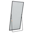 VEVOR Full Length Mirror, 71'' x 31'', Extra Large Standing Hanging or Leaning Rectangle Floor Tempered Mirror with Stand Aluminum Alloy Frame, Full Body Dressing Mirror for Living Room Bedroom, Black