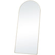 VEVOR Arched Full Length Mirror, 71'' x 30'', Large Free Standing Leaning Hanging Wall Mounted Floor Mirror with Stand Aluminum Alloy Frame, Full Body Dressing Mirror for Living Room Bedroom