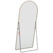 VEVOR Arched Full Length Mirror, 71'' x 30'', Large Free Standing Leaning Hanging Wall Mounted Floor Mirror with Stand Aluminum Alloy Frame, Full Body Dressing Mirror for Living Room Bedroom