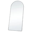 VEVOR Arched Full Length Mirror, 71'' x 32'', Large Free Standing Leaning Hanging Wall Mounted Floor Mirror with Stand Aluminum Alloy Frame, Full Body Dressing Mirror for Living Room Bedroom, Black