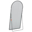 VEVOR Arched Full Length Mirror, 71'' x 32'', Large Free Standing Leaning Hanging Wall Mounted Floor Mirror with Stand Aluminum Alloy Frame, Full Body Dressing Mirror for Living Room Bedroom, Black