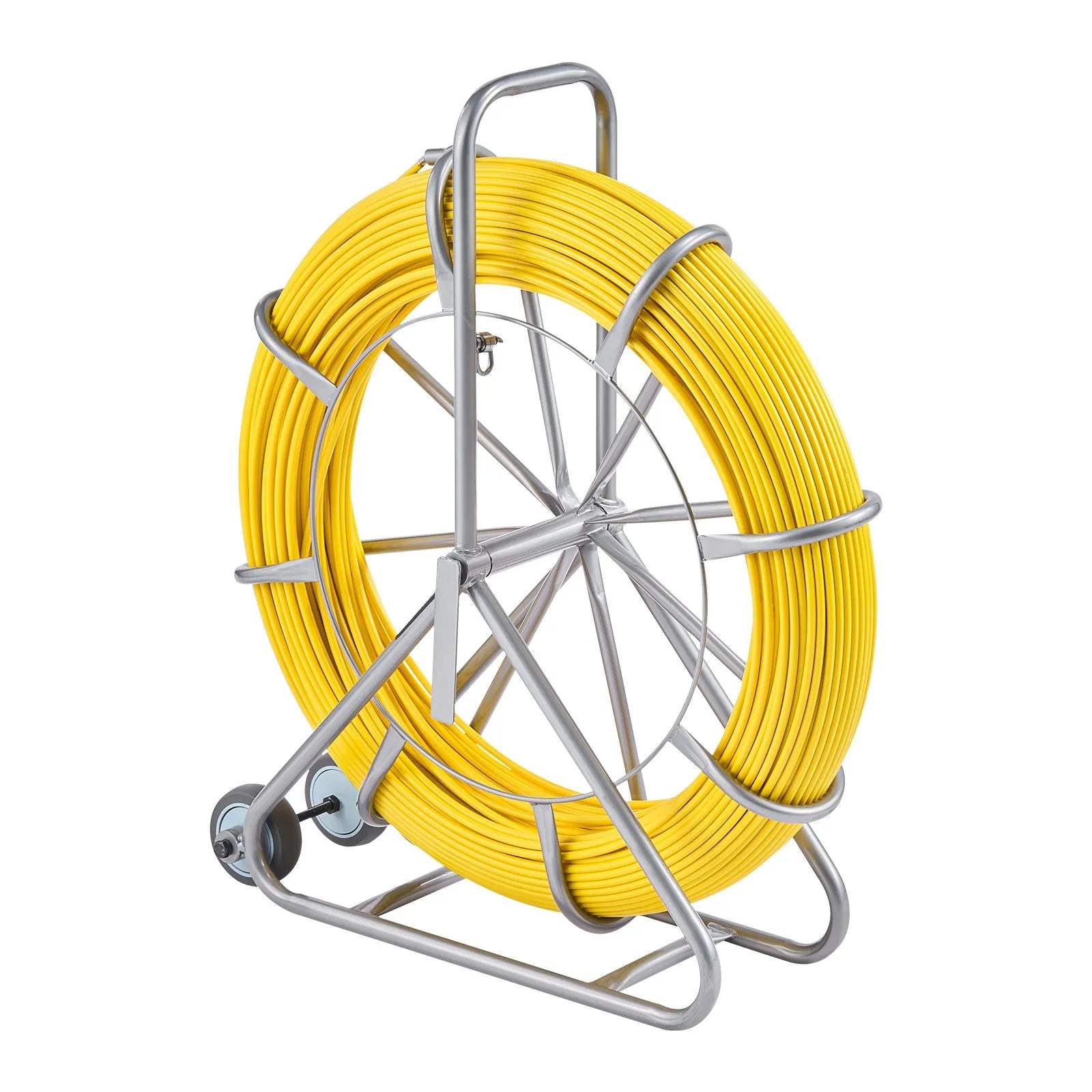 VEVOR Fish Tape Puller Fiberglass 656 ft 5/16 in Wire Cable Running Duct Rodder