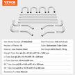 VEVOR DIY Universal Exhaust Kit 16 Pieces Exhaust Pipe Kit with Slip-Fit Joint