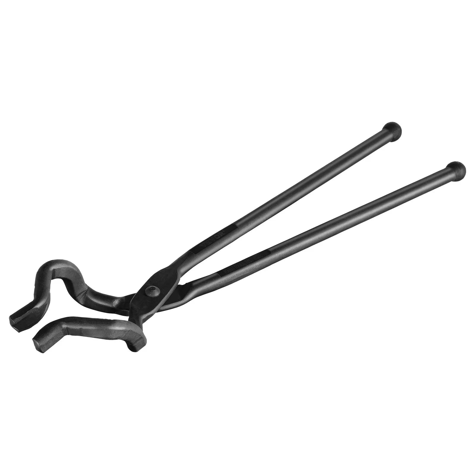 VEVOR Blacksmith Tongs, 18” Z V-Bit Tongs, Carbon Steel Forge Tongs with A3 Steel Rivets, for Knife Blades, Long Pieces, Circular Forgings, for Beginner and Seasoned Blacksmiths and Bladesmiths