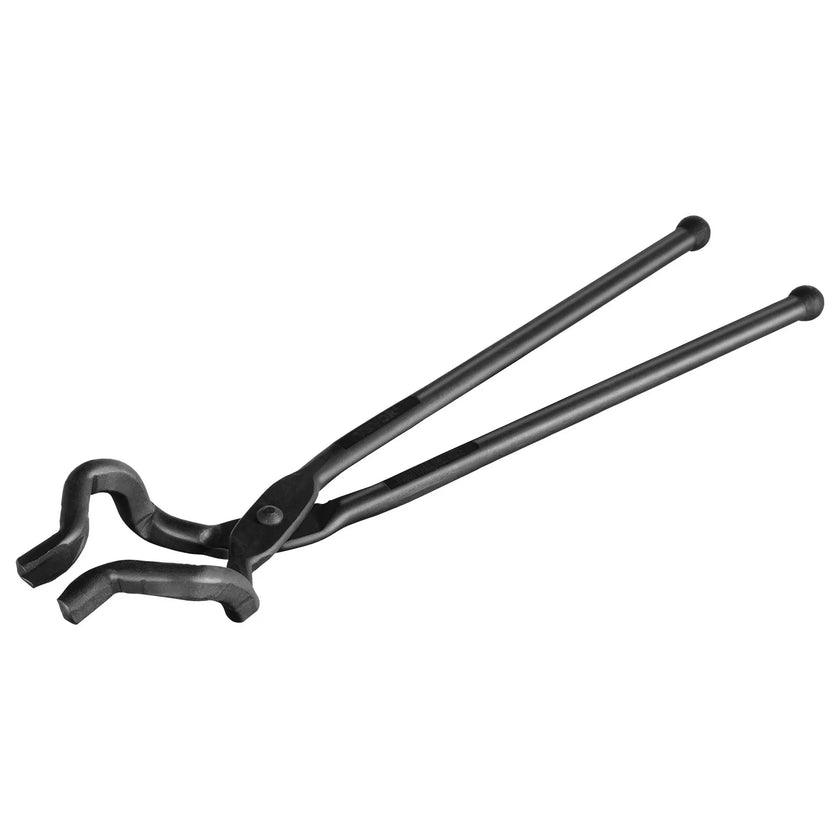 VEVOR Blacksmith Tongs, 18” Z V-Bit Tongs, Carbon Steel Forge Tongs with A3 Steel Rivets, for Knife Blades, Long Pieces, Circular Forgings, for Beginner and Seasoned Blacksmiths and Bladesmiths