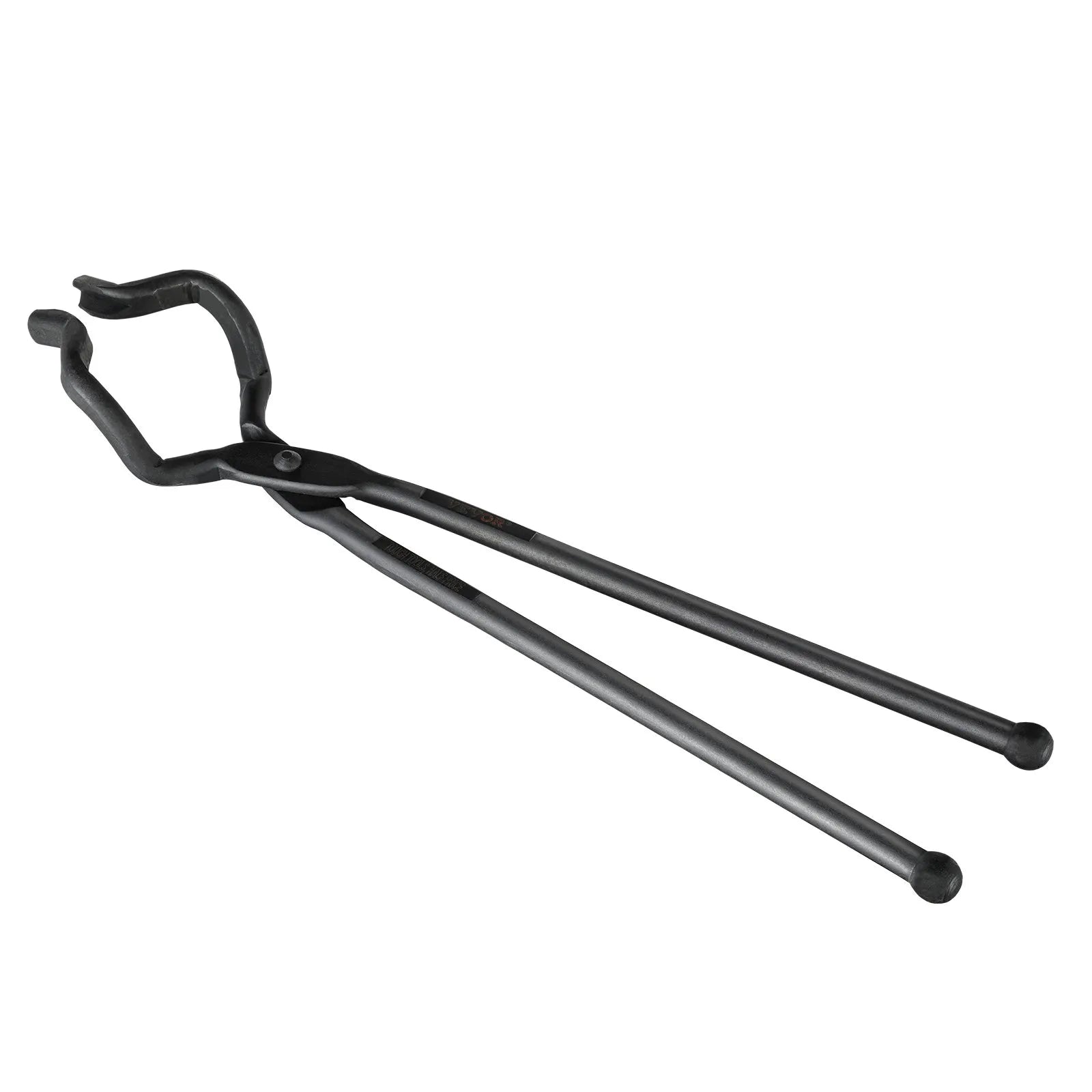 VEVOR Blacksmith Tongs, 18” Z V-Bit Tongs, Carbon Steel Forge Tongs with A3 Steel Rivets, for Knife Blades, Long Pieces, Circular Forgings, for Beginner and Seasoned Blacksmiths and Bladesmiths