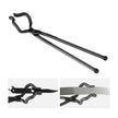 VEVOR Blacksmith Tongs, 18” Z V-Bit Tongs, Carbon Steel Forge Tongs with A3 Steel Rivets, for Knife Blades, Long Pieces, Circular Forgings, for Beginner and Seasoned Blacksmiths and Bladesmiths
