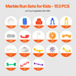 VEVOR Marble Run Set 153 PCS with Motorized Elevator Educational Gift for Kids