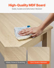 VEVOR Small Desk with Drawer Kids Desk for Bedroom Simple Study Table Light Wood