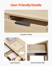 VEVOR Small Desk with Drawer Kids Desk for Bedroom Simple Study Table Light Wood