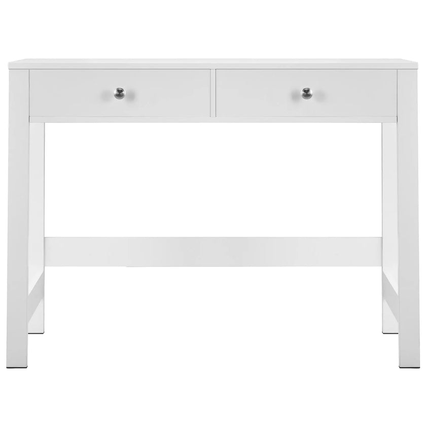 VEVOR Small Desk with Drawers Kids Desk for Bedroom Simple Study Table White