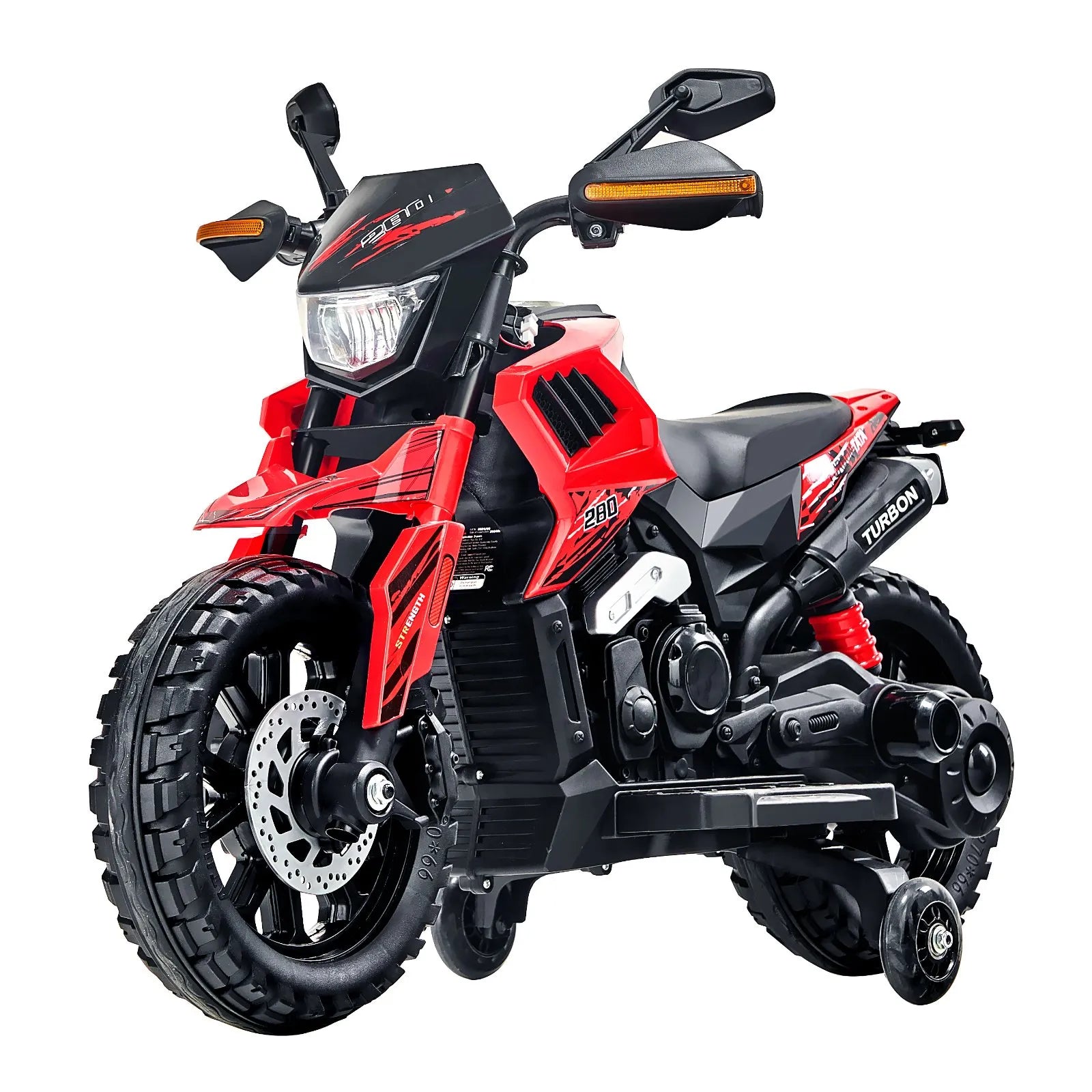VEVOR Kids Ride on Motorcycle 6V Electric Motorbike with LED for Kids Aged 3+