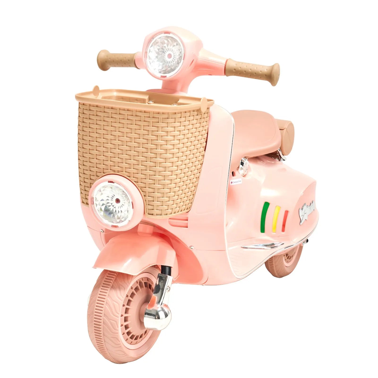 VEVOR Kids Ride on Motorcycle 6V Electric Motor Trike with LED for Kids Aged 3+