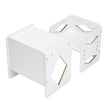 VEVOR Weaning Table and Chair Set Montessori Kids Activity Table and Chair White