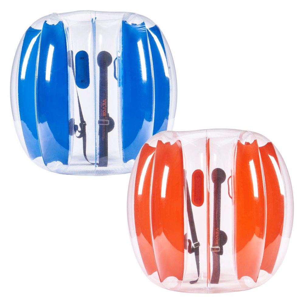 VEVOR Inflatable Bumper Balls 2-Pack, 3FT/0.9M Body Sumo Zorb Balls for Kids & Teens, Durable PVC Human Hamster Bubble Balls for Outdoor Team Gaming Play, Bumper Bopper Toys for Playground, Yard, Par