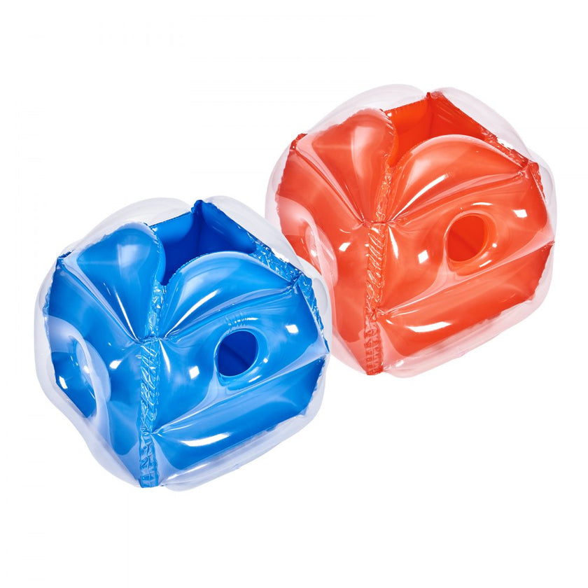 VEVOR Inflatable Bumper Balls 2-Pack, 2FT/0.6M Body Sumo Zorb Balls for Kids, Durable PVC Human Hamster Bubble Balls for Child Outdoor Team Gaming Play, Bumper Bopper Toys for Playground, Yard, Park
