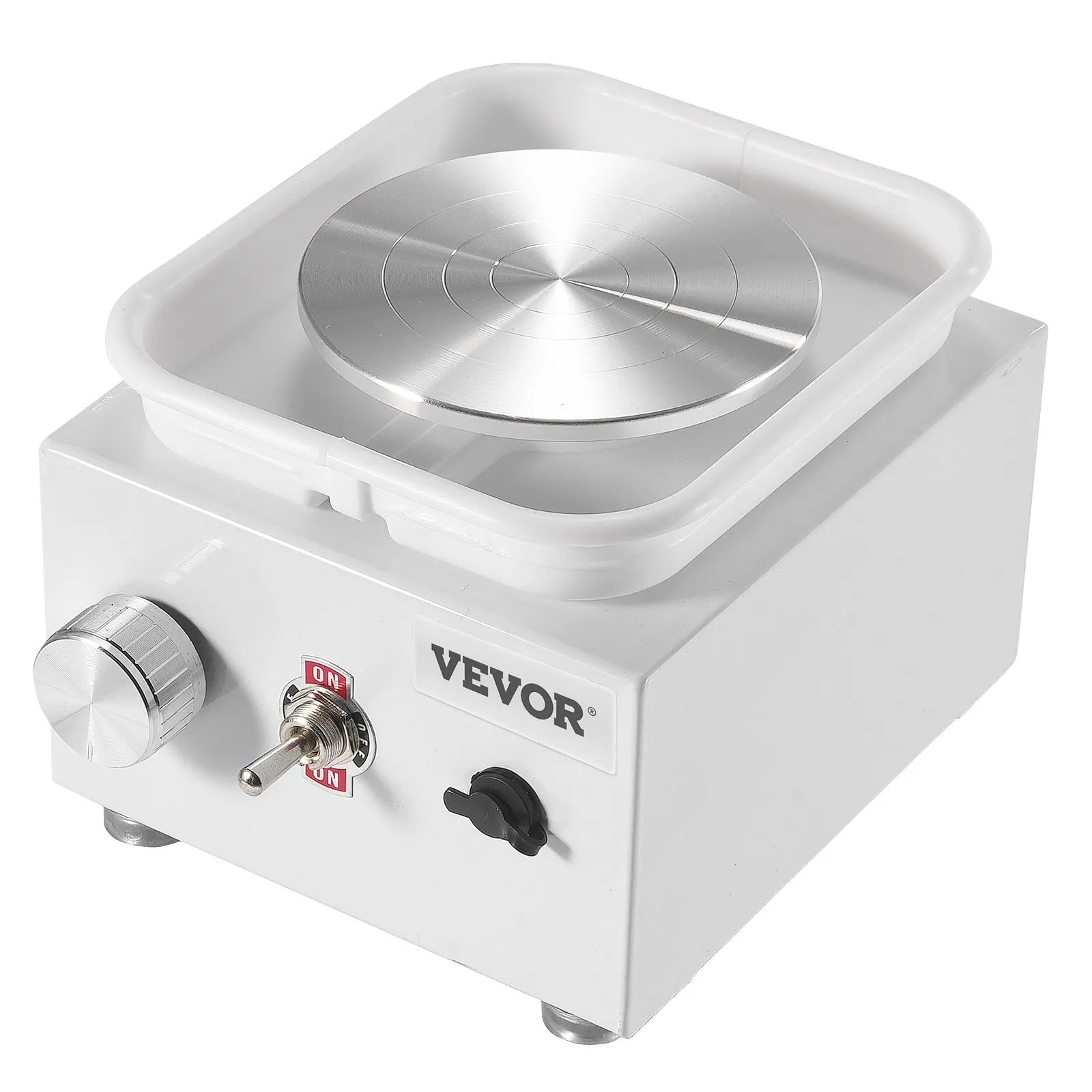 VEVOR Mini Pottery Wheel Electric Ceramic Wheel Machine 0-320RPM Speed White
