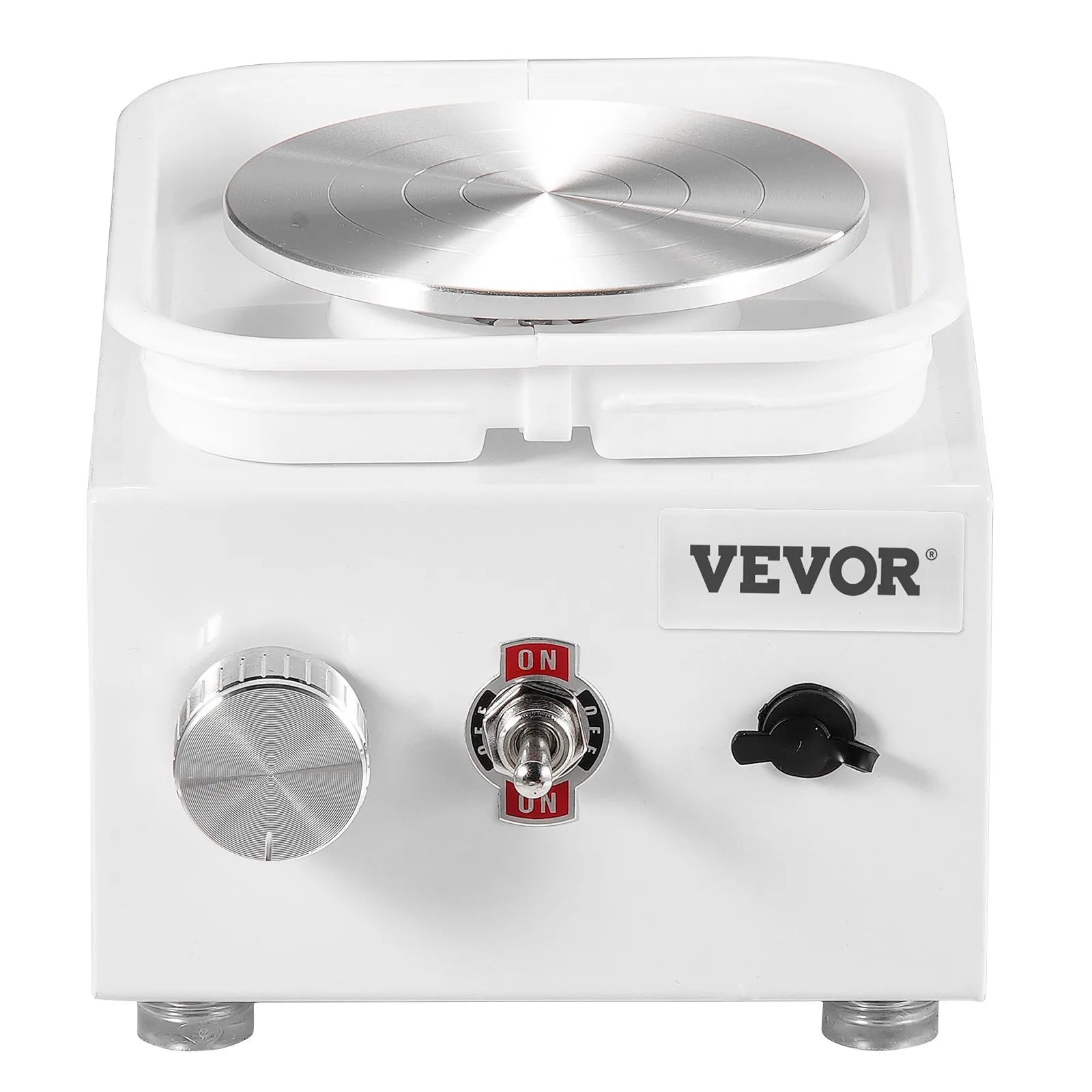 VEVOR Mini Pottery Wheel Electric Ceramic Wheel Machine 0-320RPM Speed White