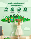VEVOR Dinosaur Activity Wall Busy Board Panels 11 Activities Sensory Wall Panel