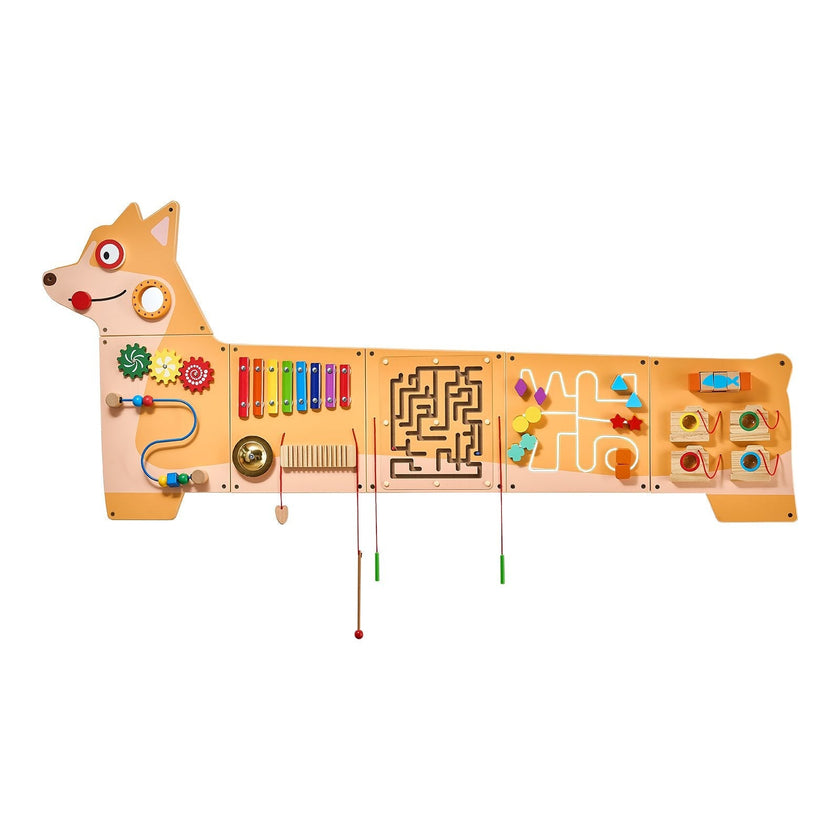 VEVOR Puppy Activity Wall Busy Board Panels 12 Activities Sensory Wall Panel