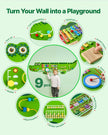 VEVOR Crocodile Activity Wall Busy Board Panels 9 Activities Sensory Wall Panel