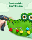 VEVOR Crocodile Activity Wall Busy Board Panels 9 Activities Sensory Wall Panel